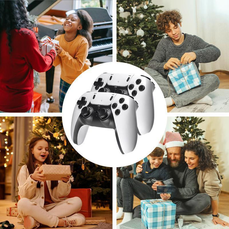Mass Games Retro Game Console with 20000+ Built-In Games 19 Emulators 2 Wireless Controllers 4K Output & 64GB SD Card Perfect for Kids & Adults - Portable Gaming System Tiktokshopblackfriday