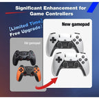 Mass Games Retro Game Console with 20000+ Built-In Games 19 Emulators 2 Wireless Controllers 4K Output & 64GB SD Card Perfect for Kids & Adults - Portable Gaming System Tiktokshopblackfriday